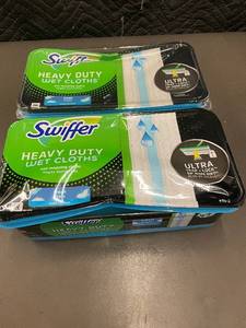 Swiffer Heavy Duty Wet Cloths, Fresh Scent, Pack of 40 (20 per Pack)