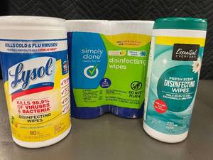 lot 30 image: Set of Disinfecting Wipes Including Lysol and Simply Done