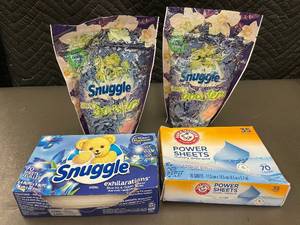 lot 37 image: Snuggle and Arm & Hammer Laundry Care Bundle