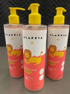 lot 54 image: Set of 3 Alaffia Babies & Kids Detangling Shampoo with Virgin Coconut Oil 12 oz
