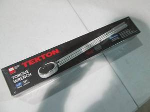 lot 4 image: Tecktron 12in torque wrench...