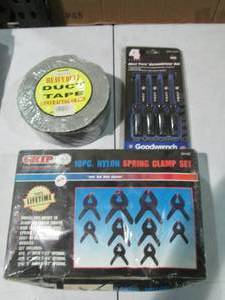 lot 20 image: 10pc Nylon spring clamp set, 4pc mi...