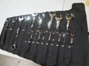 lot 88 image: Tektron 19pc SAE Combination Wrench...