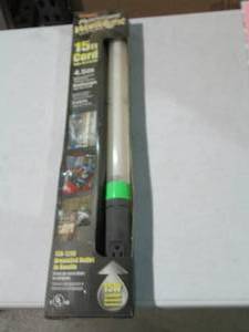 lot 117 image: 15ft cord florescent green shop wor...
