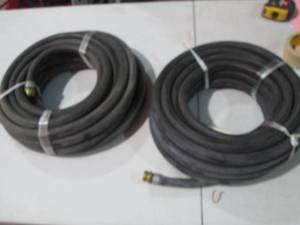 lot 122 image: Pair of 46ft Goodyear water hoses w...