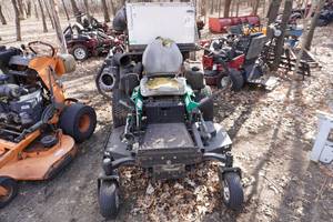 Lesco Model ZTwo Zero Turn Lawn Mower With Bagger Attachment