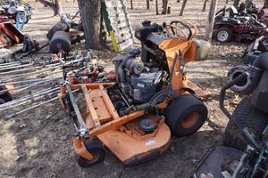 lot 6 image: Scag V Ride Ride On Zero Turn Lawn Mower