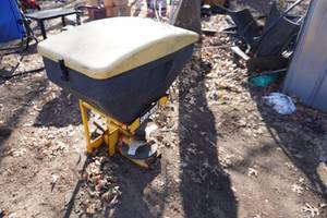 lot 15 image: Sno - Way Brand Trailer Hitch Receiver Mount SaltSand Spreader