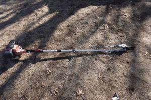 lot 42 image: Tanaka Brand Gas Powered Pole Hedge Trimmer