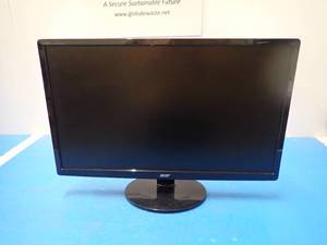 Acer&nbsp;S241HL LCD Monitor // 24" screen with 1920 x 1080 HD Resolution // Includes CAB-AC power cable