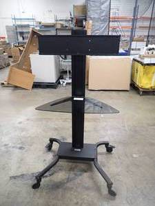 lot 93 image: Mobile TV Cart  65 tall, bring large vehicle or trailer 