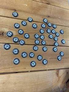 lot 48-B2025 image: 40 New, Unused August Schell New Ulm, MN Metal Bottle Caps