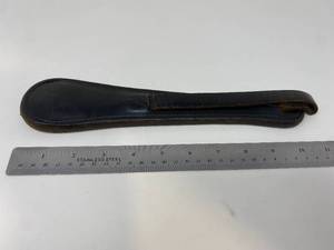 lot 32-B2025 image: Vintage Police Leather Bucheimer Blackjack Sap - Pre-Billy Club - Weighted End