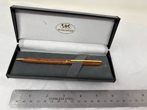 lot 70-B2025 image: World Trade Center Souvenir Wood Pen in Original Case