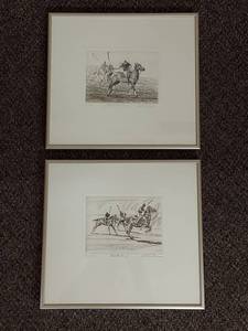 lot 37U image: Signed Limited Edition Polo Etchings by Artist