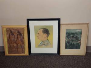 lot 41U image: Vintage Art Collection Tribal, Portrait, Landscape
