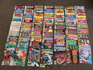 lot 8E image: Vintage Marvel Comics Lot Punisher, GI Joe, Silver Surfer