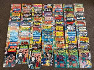 lot 9E image: Vintage Comic Book Collection Iron Man, G.I. Joe, Spider-Man