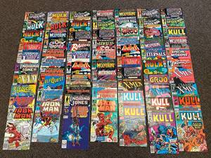 lot 13E image: Marvel Comics Lot Hulk, Wolverine, Spider-Man & More