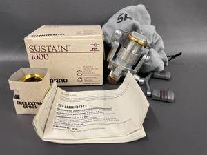 lot 15T image: Shimano Sustain 1000 Fishing Reel with Extra Spool