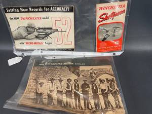 lot 26T image: Vintage Winchester Catalogs & Brochures Lot