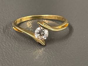 lot 179R image: Solitaire Engagement Ring Sterling Silver