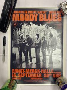 lot 92B image: Age Unknown-The Moody Blues Concert Poster 1960s Style