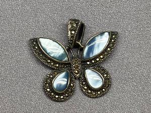 lot 31B image: Sterling Silver 925 Butterfly Pendant