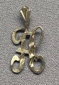lot 62B image: Elegant 925 Sterling Silver Pendant Initial Jewelry