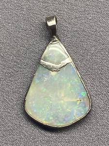 lot 65B image: Sterling Silver 925 Opal Pendant