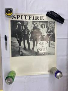 lot 83B image: Vintage Spitfire Band Poster - Schon Productions