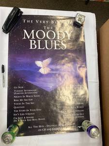 lot 89B image: Age Unknown-The Very Best Of The Moody Blues Poster