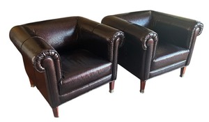 Pair of Epoque Giselle Chairs by Egon Von Furstenberg