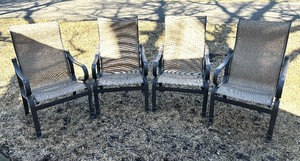 lot 111 image: Four Patio Chairs
