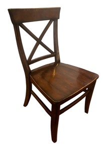 lot 159 image: Wooden Accent Chair