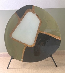 lot 77A image: Amazing Art Glass Platter
