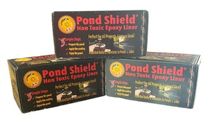 lot 95 image: Three New Boxes of Pond Shield Non Toxic Epoxy Liner