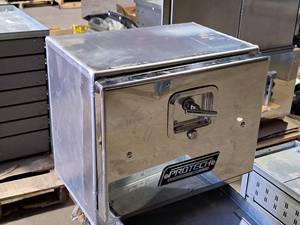 lot 21 image: Protech Metal Storage Box with Key