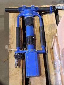 lot 41 image: Marchant Model 102 Picket Post Driver  Power Post Driver Jackhammer with Drive Kit