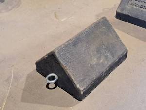 lot 54 image: Lot of (4) Nesco Rentals Rubber Wheel Chocks
