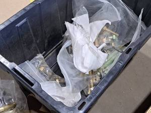 lot 96 image: Lot of (1 Bin) 34 Diameter Bolts