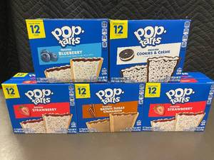 Collection of 5 Pop-Tarts Value Packs - Various Flavors