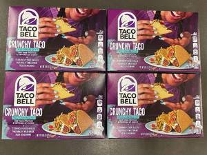 lot 43 image: Set of 4 Taco Bell Crunchy Taco Cravings Kits