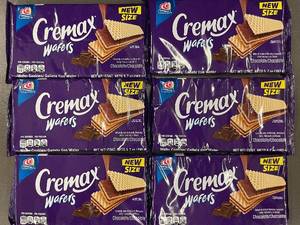 lot 72 image: Set of 6 Cremas Chocolate Wafers - 5.7 oz Each