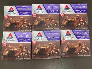lot 391 image: Lot of 6 Boxes Atkins Endulge Peanut Butter Cups, 10 Cups Each