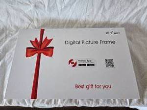 lot 55 image: (New) Digital Picture Frame, 10.1 Wi-Fi