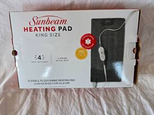 lot 60 image: (New) Sunbeam Heating Pad