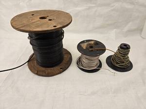 lot 89 image: Large Roll of Coax Cable and Misc. Wire