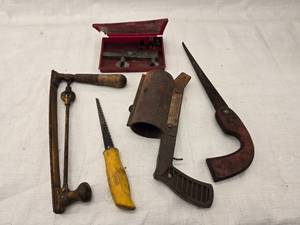 lot 99 image: Mics. Vintage Tools