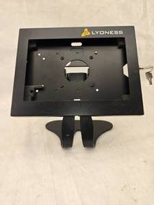 lot 146 image: Lockable Desktop Tablet Holder for 10 Tablet